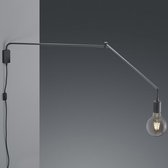 Trio Leuchten cora - Applique avec interrupteur - 1 lumière - D 150 cm - Zwart