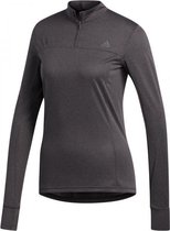 adidas Own The Run Half-Zip Dames - Grijs - maat XL