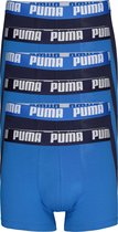 Puma Basic Boxer heren (6-pack) - licht- en donkerblauw -  Maat: XXL