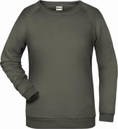 James And Nicholson Dames/dames Basic Sweatshirt (Donkergrijs)