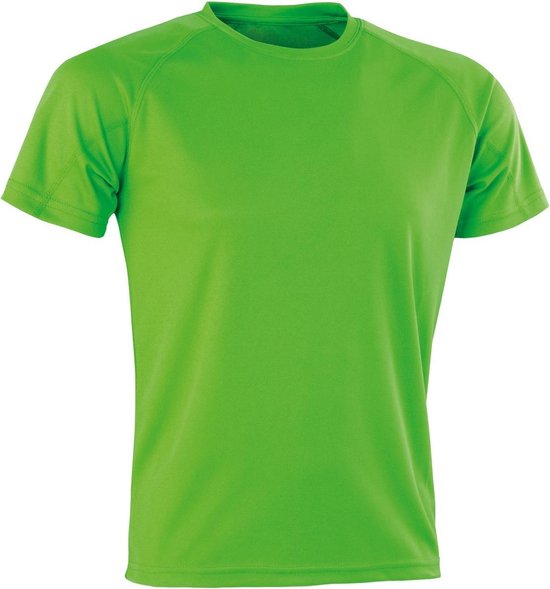 Spiro Volwassenen Unisex Impact Aircool Tee (Kalk)