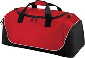 Quadra Teamkleding Jumbo Kit Duffelzak - 110 Liter (Klassiek rood/zwart/wit)
