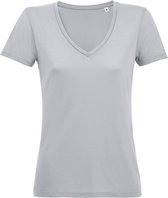 SOLS Dames/Dames Motion V Hals T-Shirt (Puur Grijs)