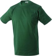 T-shirt rond unisexe James and Nicholson (vert foncé)