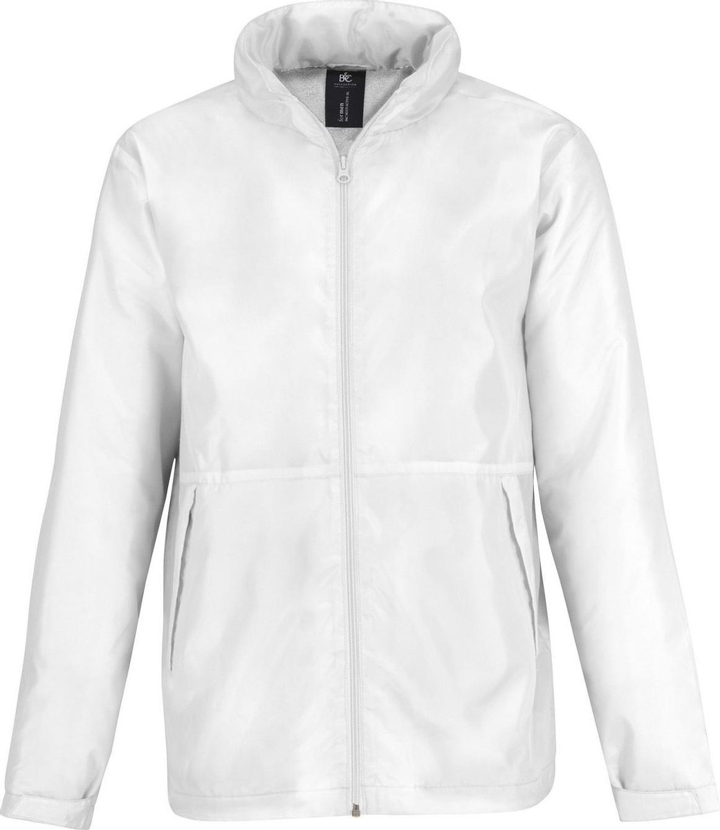 B&C Mens Multi Active Hooded Fleece Lined Jacket Wit