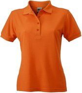 James and Nicholson Dames/dames Werkkleding Poloshirt (Oranje)