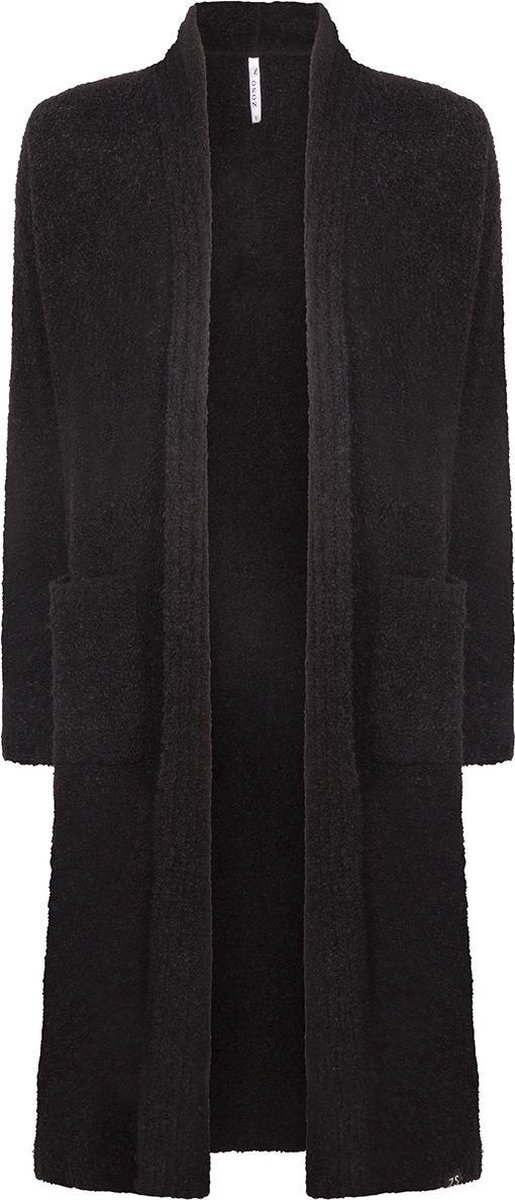 Didi Boucle Long Cardigan 205 Black
