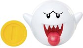 Jakks Pacific World of Nintendo Action Figure Boo with Coin 6 cm