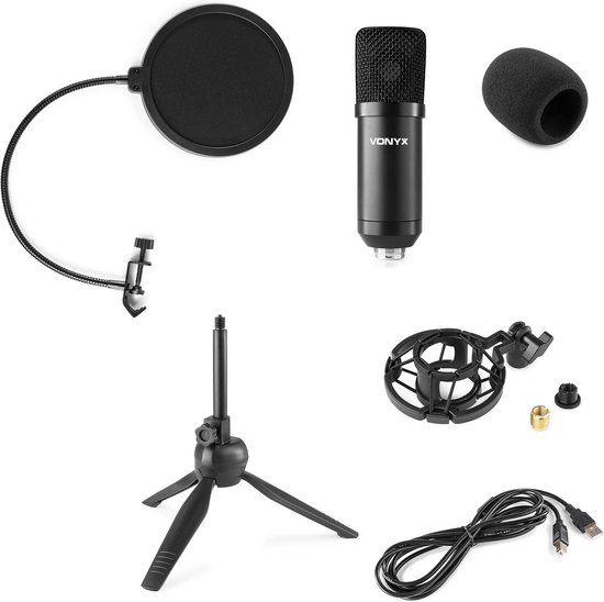 XIAOKOA Micros PC,Microphone PC USB avec Interrupteur de Volume et Prise  Casque 3,5 mm,Microphones pour  Enregistrement/Podcasting/Streaming//Jeu, avec lumière LED :  : Instruments de musique et Sono