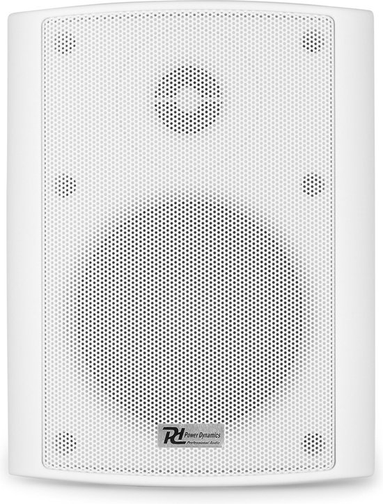 Speakerset, geschikt voor buiten - Power Dynamics BC40V witte speakerset voor 100V systemen en 8 Ohm - 100W van Power Dynamics — afbeelding 4