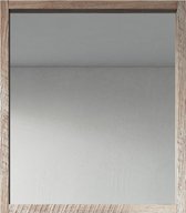 Badplaats Spiegel Indiana - 70 cm x 80 cm - Hout-look - Badkamer Spiegel