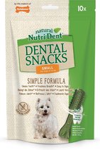 Nylabone Nutri Dent Dental Snacks - Gebitsverzorgende hondensnack om tandplak en tandsteen te verminderen - Verfrist de adem - Mini / Small / Medium / Large - Small - 10 stuks