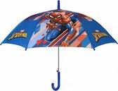 Perletti Paraplu Spiderman Jongens 85 Cm Fiberglass Rood/blauw
