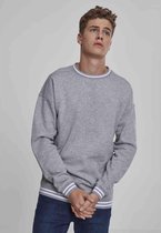 Urban Classics Sweater/trui -L- College Sweat Crew Grijs