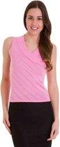 Dancing Days Mouwloze top -L- IT’S A WRAP POINTELLE Rood
