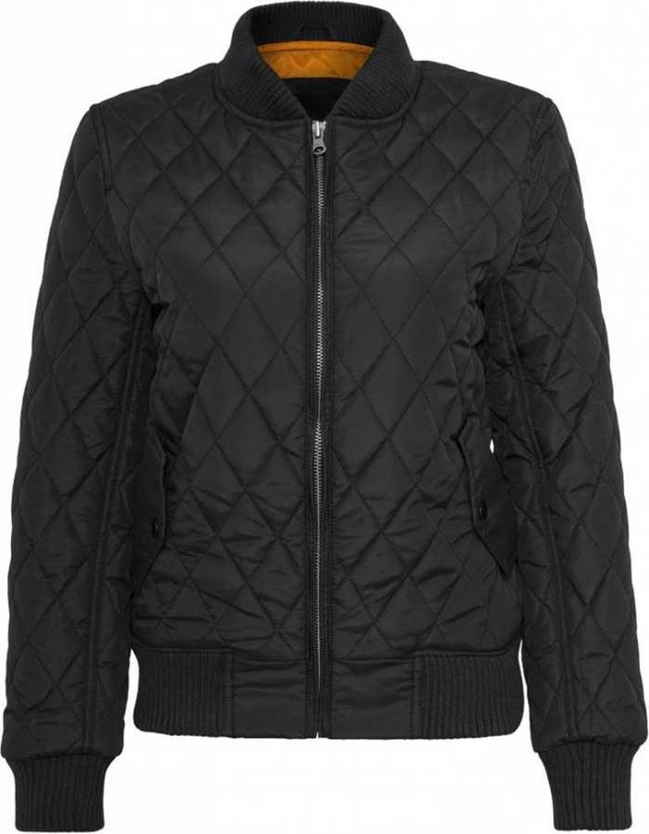 Urban Classics Diamond Quilt Nylon Jacket XS Zwart