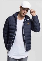 Urban Classics Jas Basic Bubble Jacket Tb863 Nvy/wht/nvy Mannen Maat - L