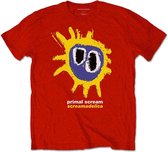 Primal Scream Heren Tshirt -M- Screamadelica Rood