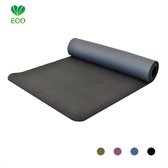 Love Generation ● Eco Yoga Mat ● 6mm dik ●  TPE ● Zwart