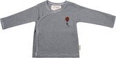 Little Indians Longsleeve Stripes Junior Katoen Zwart/wit Mt 56