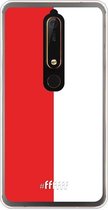 Nokia 6 (2018) Hoesje Transparant TPU Case - Feyenoord #ffffff