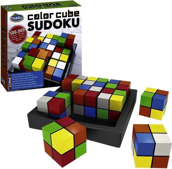 Thumbnail van een extra afbeelding van het spel Thinkfun Color Cube Sudoku