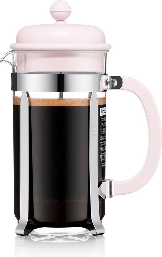 relais liefdadigheid Allerlei soorten Bodum Caffettiera French Press Cafetière, Kunststof BPA-vrij 1 l - 8 kops |  bol.com