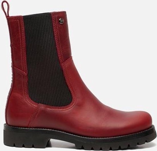 Panama Jack Florencia B4 chelsea boots rood - Maat 38 | bol.com