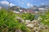 Fotobehang Alpen Oostenrijk Stubachtahl 250 x 260 cm - € 175,--