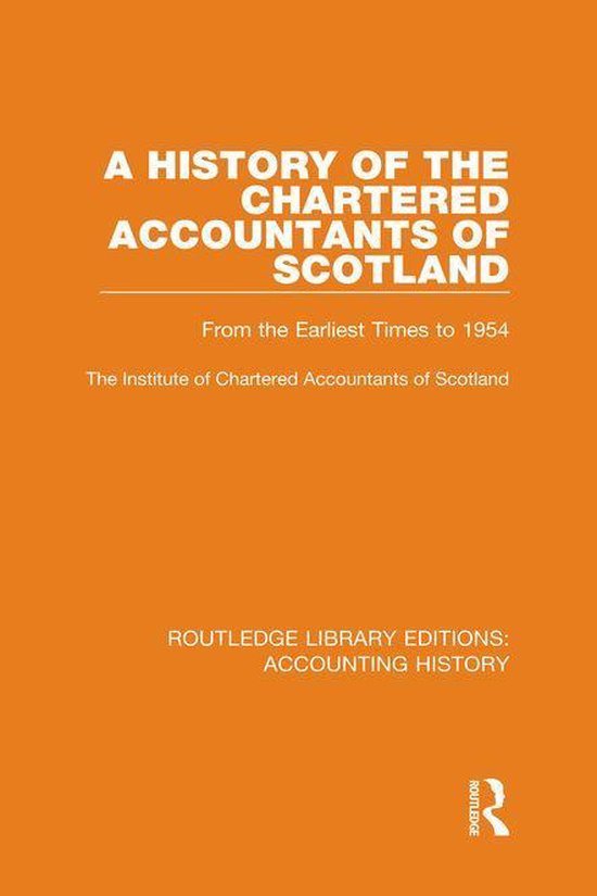 Routledge Library Editions: Accounting History - A History o ... - cover
