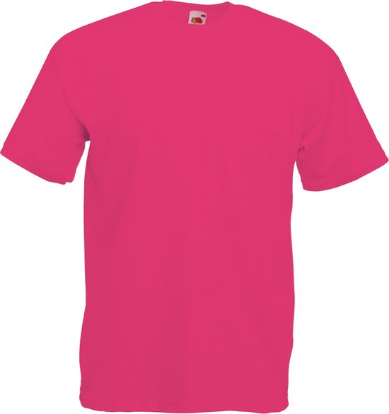 T-shirt à manches courtes Fruit Of The Loom homme (Fuchsia)