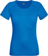 Fruit Of The Loom Dames / Vrouwen Prestatie Sportkleding T-Shirt (Royaal Blauw) Maat L