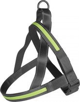 Duvo+ Metal harnas flash light usb nylon Groen 60-75cm/25mm
