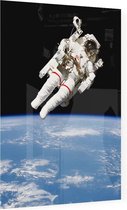 Bruce McCandless first spacewalk (ruimtevaart) - Foto op Plexiglas - 60 x 80 cm