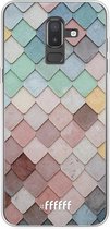 Samsung Galaxy J8 (2018) Hoesje Transparant TPU Case - Colour Tiles #ffffff