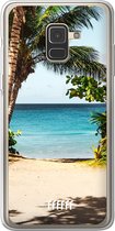 Samsung Galaxy A8 (2018) Hoesje Transparant TPU Case - Coconut View #ffffff