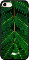 iPhone 7 Hoesje TPU Case - Symmetric Plants #ffffff