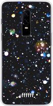 OnePlus 6 Hoesje Transparant TPU Case - Galactic Bokeh #ffffff