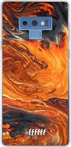 Samsung Galaxy Note 9 Hoesje Transparant TPU Case - Magma River #ffffff