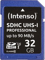 Intenso flashgeheugens 32GB SDHC