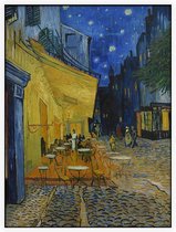 Caféterras bij nacht (place du Forum), Vincent van Gogh - Foto op Akoestisch paneel - 60 x 80 cm