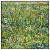 Grasgrond, Vincent van Gogh - Foto op Akoestisch paneel - 80 x 80 cm