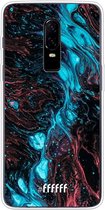 OnePlus 6 Hoesje Transparant TPU Case - River Fluid #ffffff