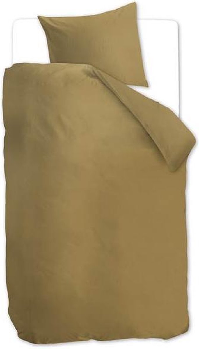 Beddinghouse Dekbedovertrek Basic Ochre 1 persoons