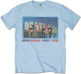 The Beatles Heren Tshirt -XXL- Nippon Budokan Blauw