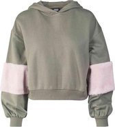 Urban Classics Hoodie/trui -L- Ballon Groen/Roze