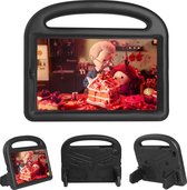 Case2go - Hoes geschikt voor Samsung Galaxy Tab A 8.4 (2020) hoes - Schokbestendige case met handvat - Sparrow Kids Cover - Zwart