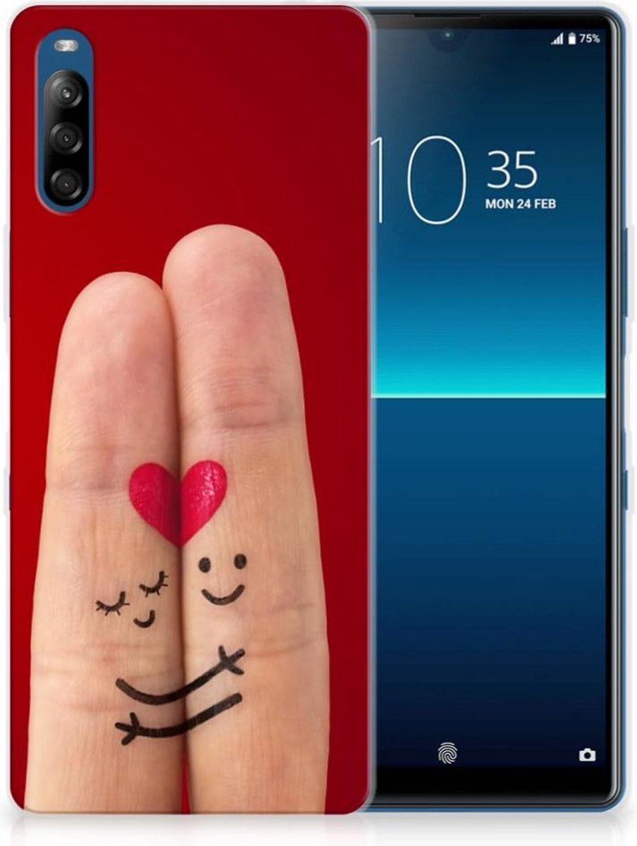 Sony Xperia L4 Silicone Back Cover Liefde - Origineel Romantisch Cadeau