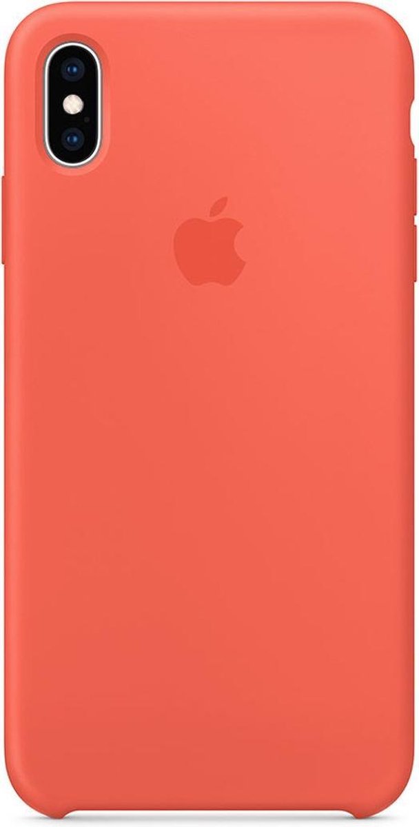 Apple iPhone XS Max Siliconen Case - Nectarine