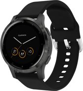 iMoshion Siliconen Smartwatch Bandje voor de Garmin Vivoactive 4L - Zwart